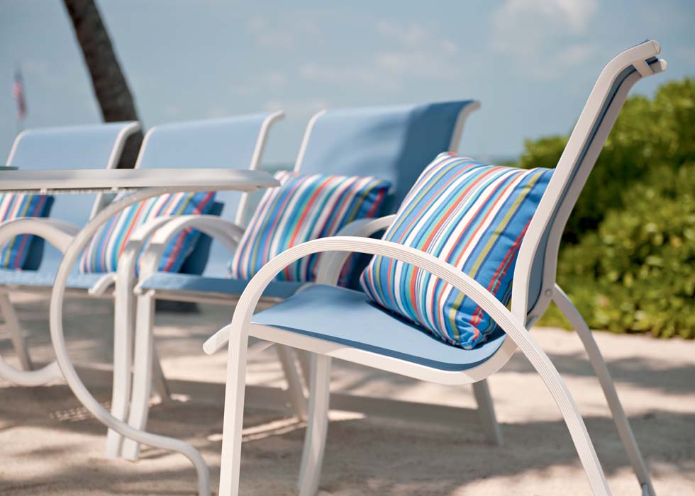 Aruba Sling Stacking Cafe Chair