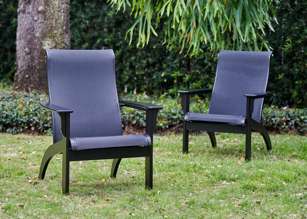 Adirondack MGP Sling Chat Height Arm Chair