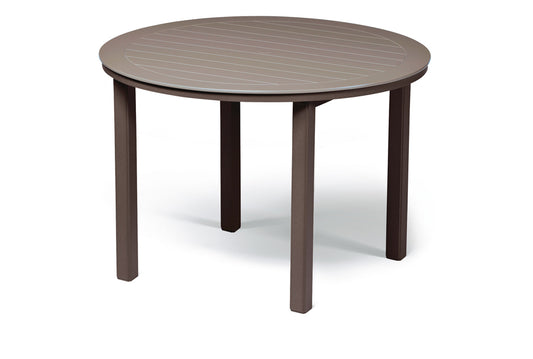Slat 54" Round Balcony Height Table w/ hole