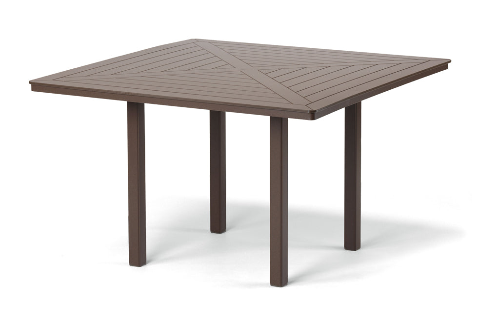 Slat 64" Square Bar Height Table w/ hole