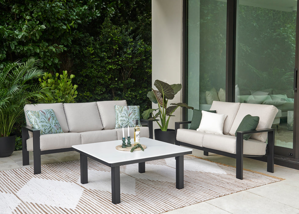 Larssen Cushion Collection Polymer Top Attachable Accessory Table