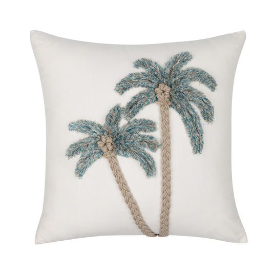 Escape Aqua 22"x22" Toss Pillow