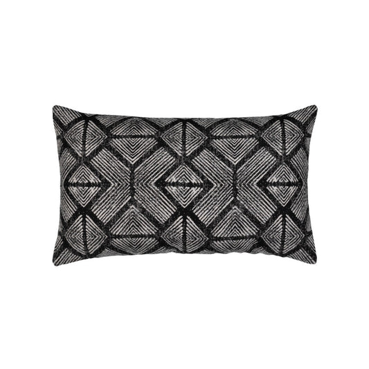 Bakuba Ebony 12"x20" Toss Pillow