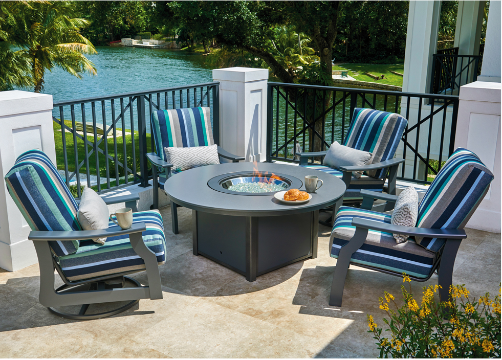 St. Catherine Cushion Swivel Rocker w/ MGP Arms
