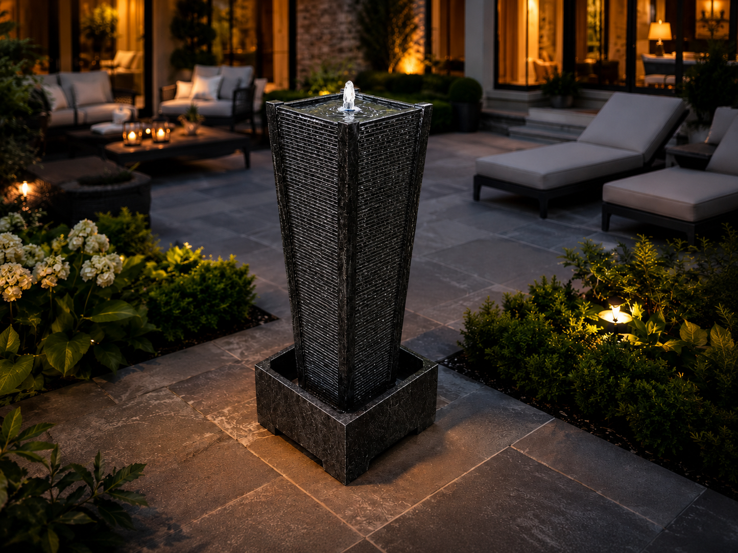 Montclair Cascading Stone Water Feature