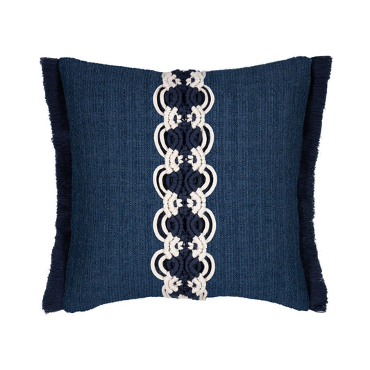 Distinction Indigo 20"x20" Toss Pillow