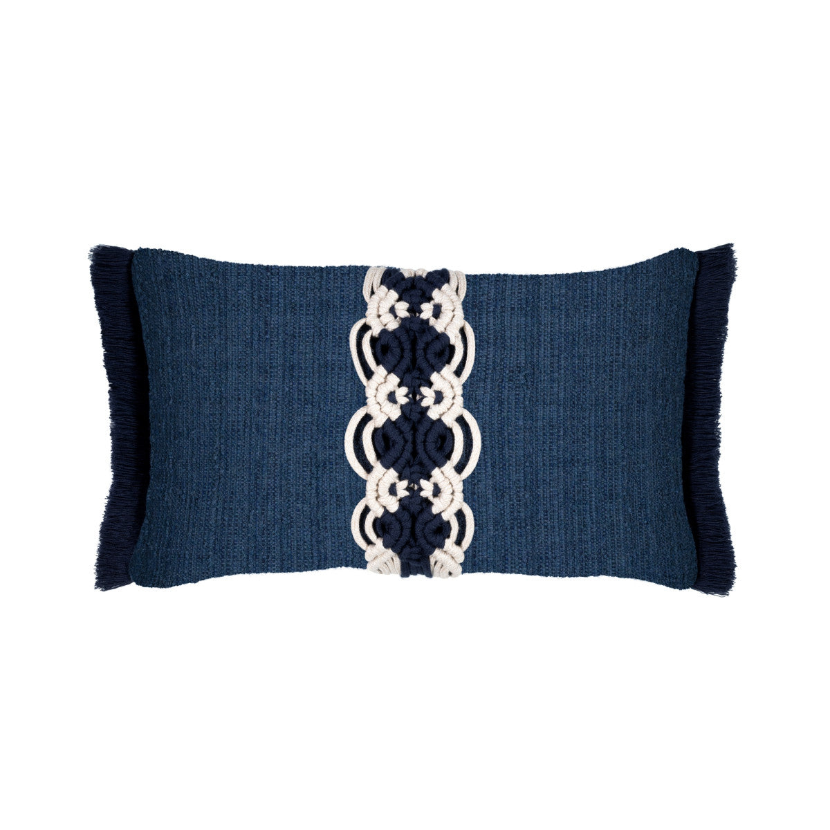 Distinction Indigo 12"x20" Toss Pillow