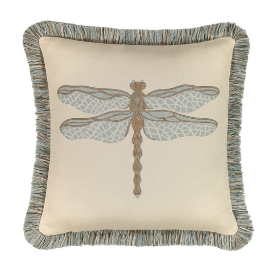 Dragonfly Spa 20"x20" Toss Pillow