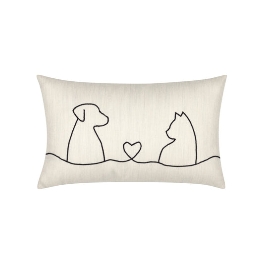 Faithful Friends 12"x20" Toss Pillow