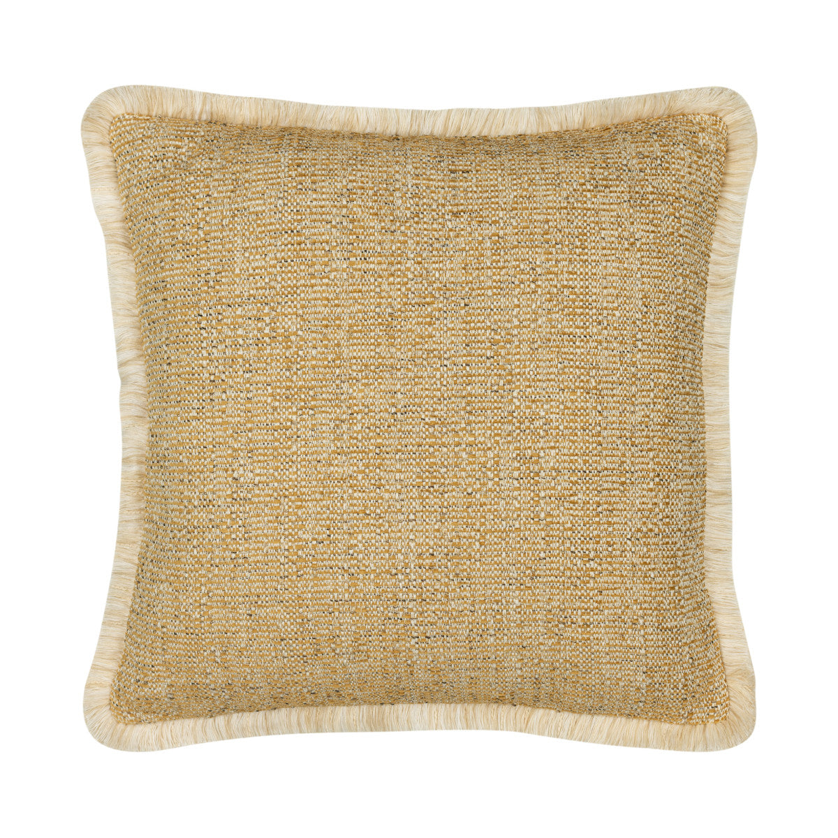 Golden Hour Fringed 20"x20" Toss Pillow