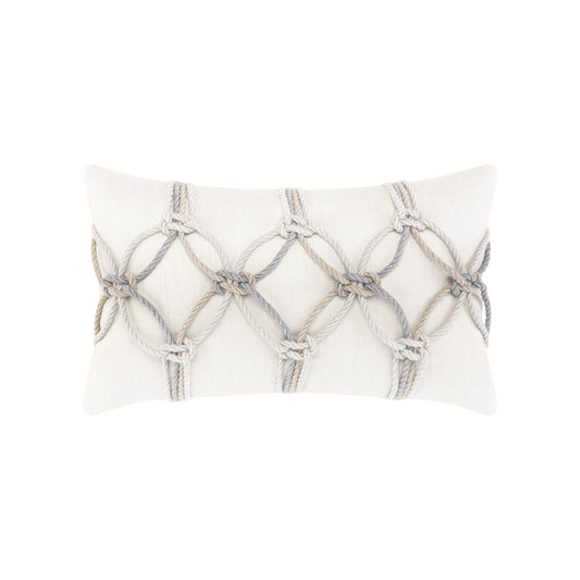 Grigio Rope 12"x20" Toss Pillow