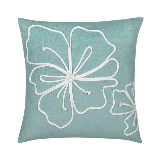 Hibiscus Mist 22"x22" Toss Pillow