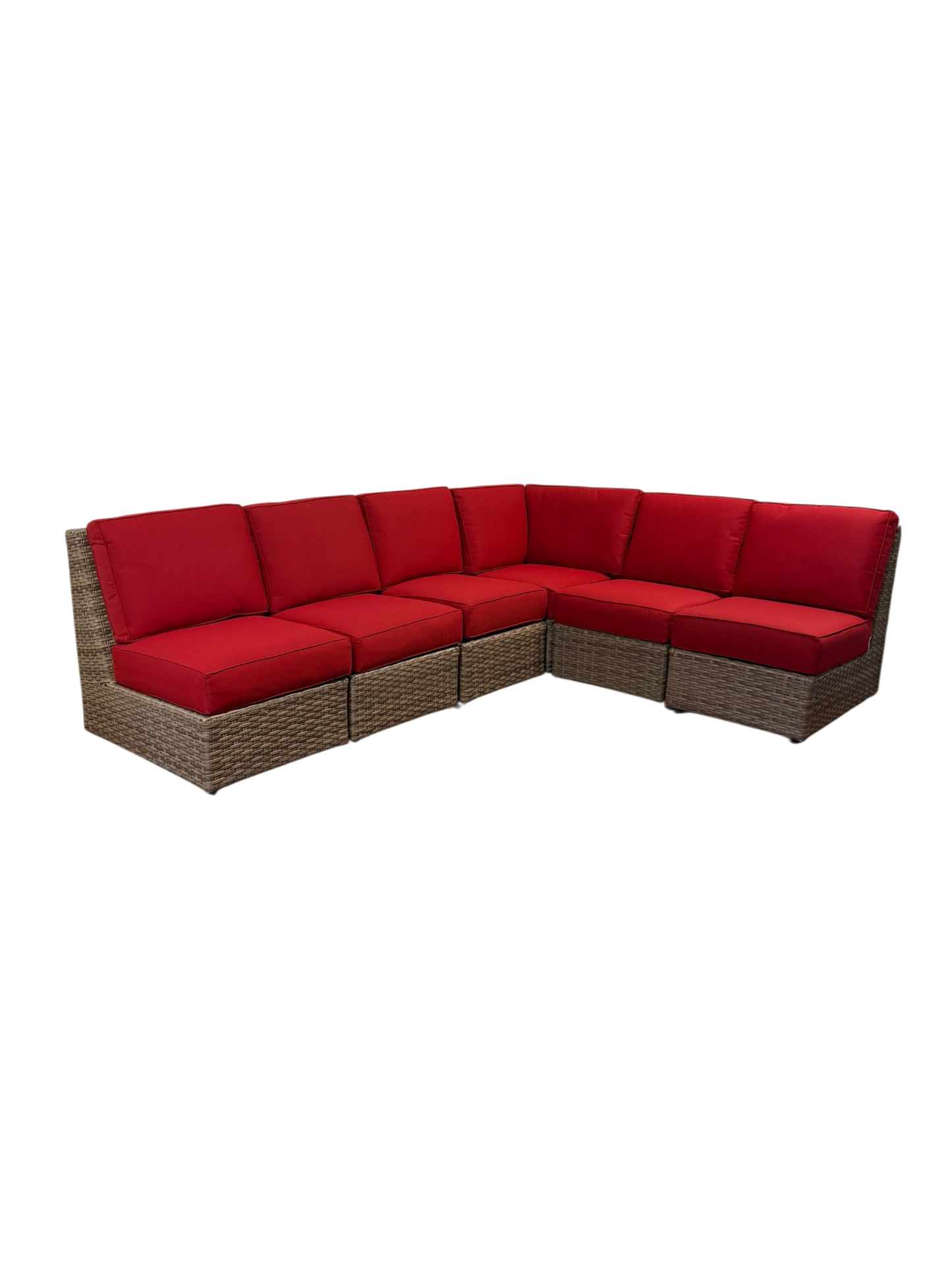 Biscayne 6 Seat Armless Sectional