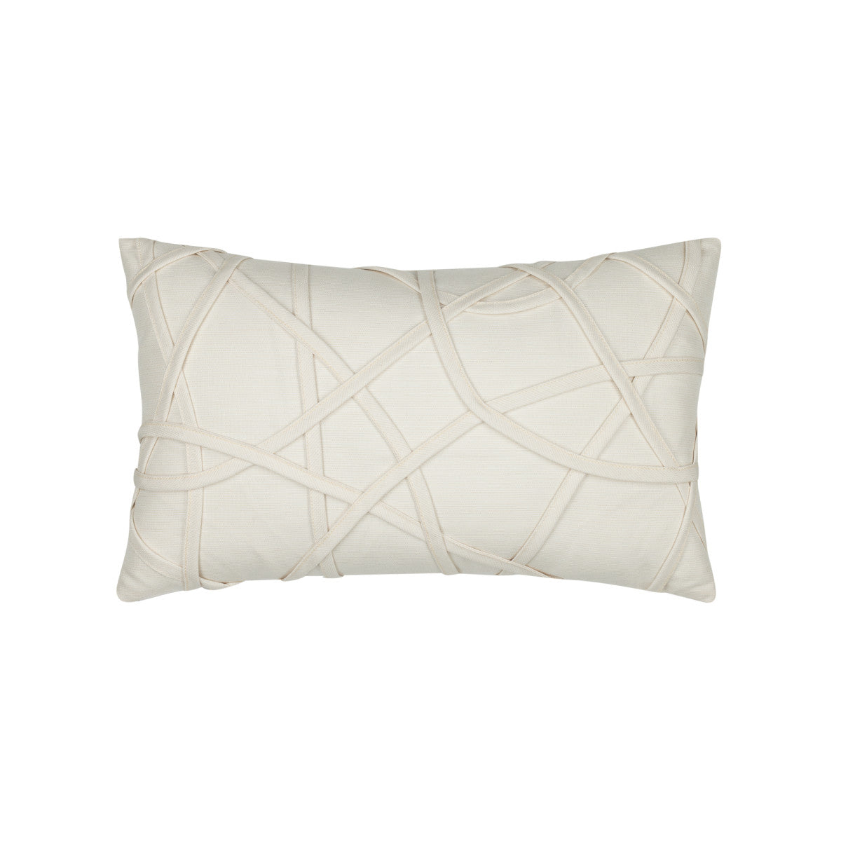 Illusion Ivory 12"x20" Toss Pillow