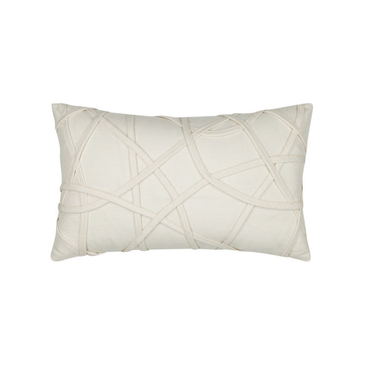 Illusion Ivory  12"x20" Toss Pillow