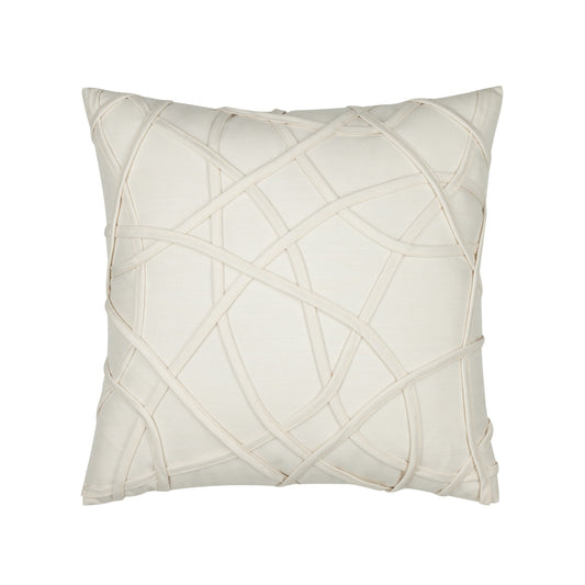 Illusion Ivory  20"x20" Toss Pillow