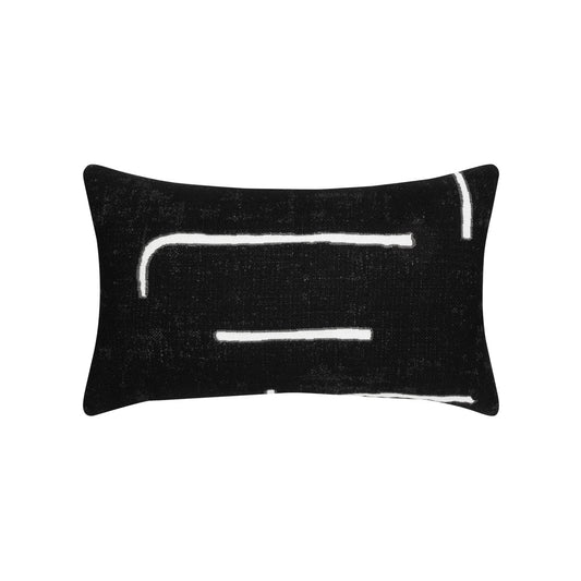 Instinct Ebony 12"x20" Toss Pillow