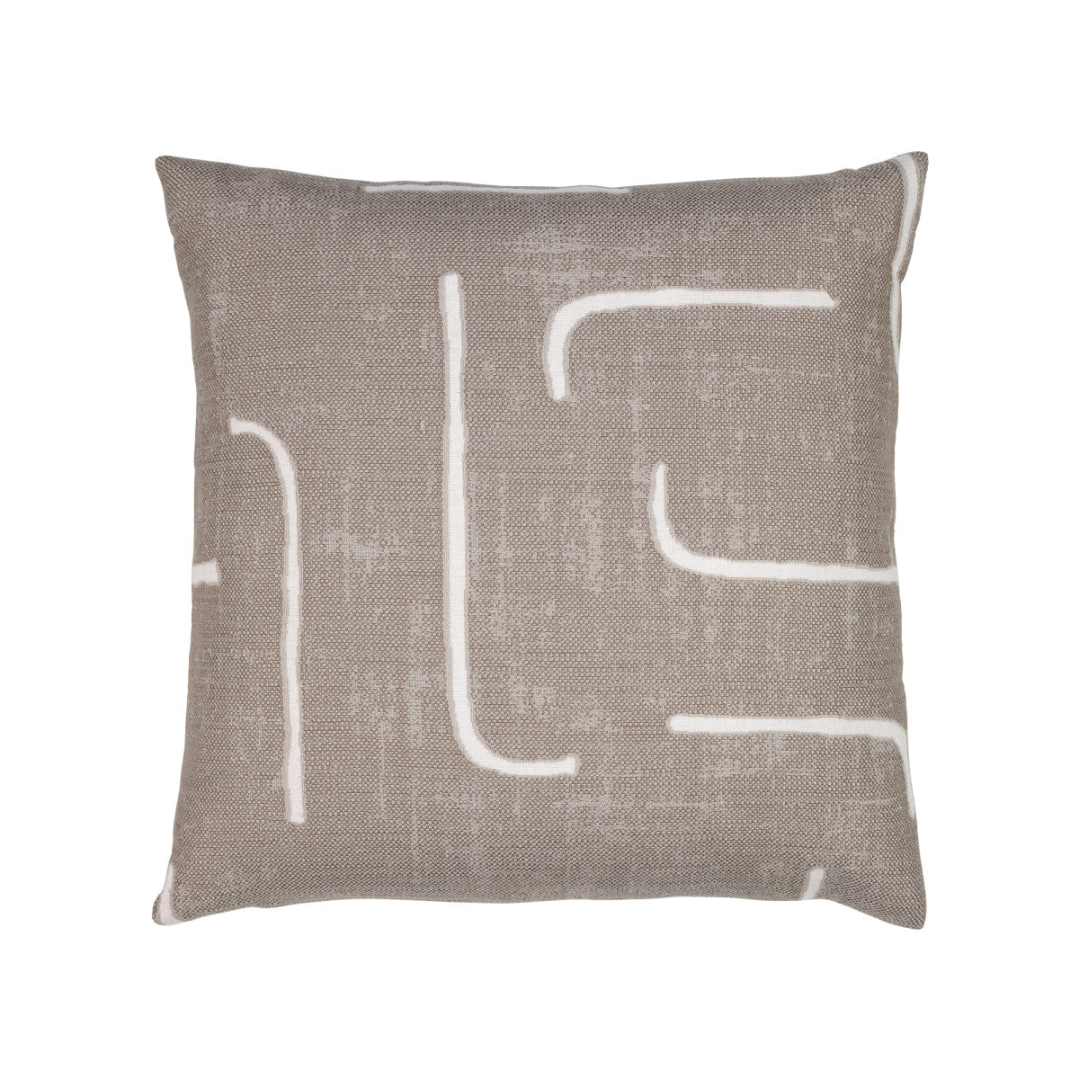 Instinct Taupe 20"x20" Toss Pillow