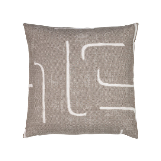 Instinct Taupe 20"x20" Toss Pillow