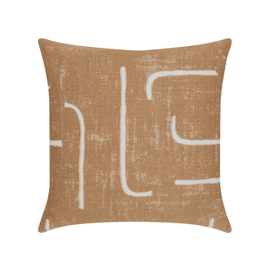 Instinct Caramel 20"x20" Toss Pillow