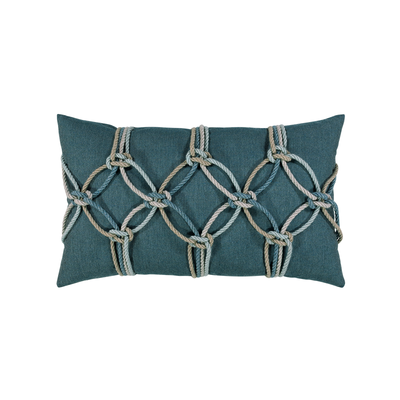 Lagoon Rope  12"x20" Toss Pillow