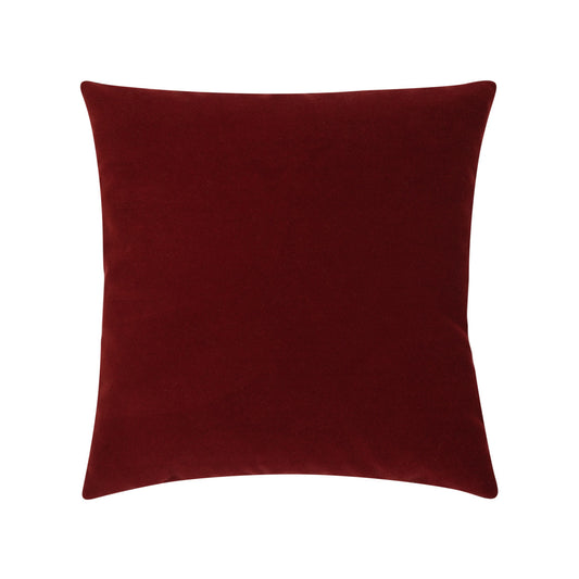 Lush Velvet Claret 20"x20" Toss Pillow