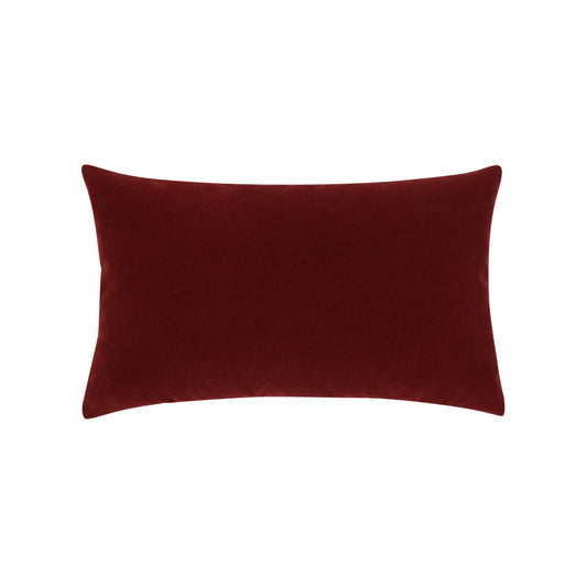 Lush Velvet Claret 12"x20" Toss Pillow