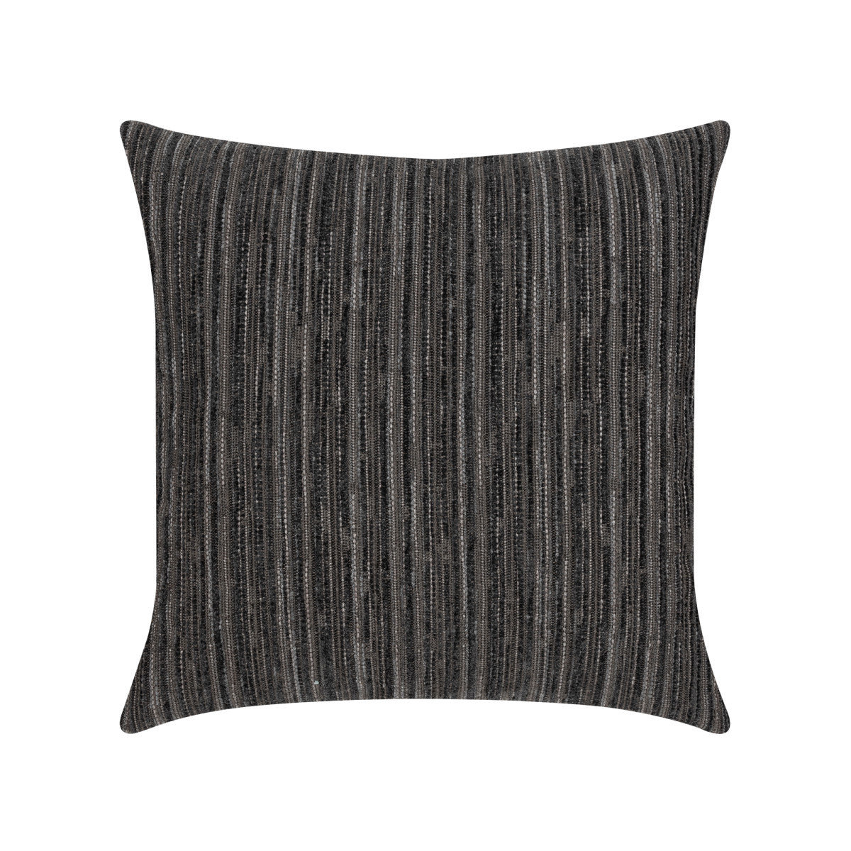 Luxe Stripe Charcoal 20"x20" Toss Pillow