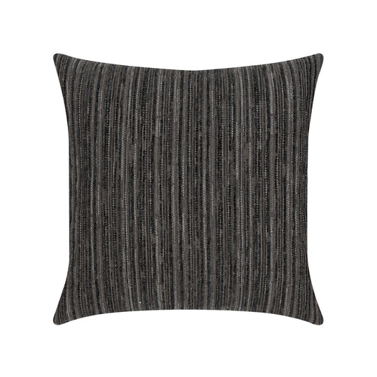 Luxe Stripe Charcoal 22"x22" Toss Pillow *