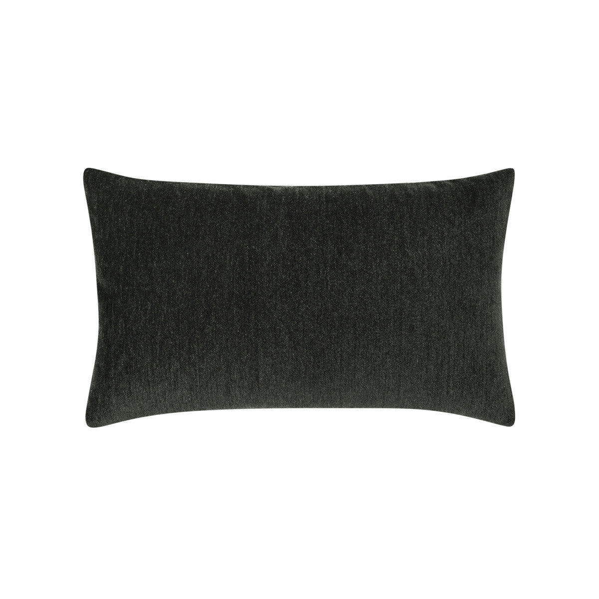 Luxe Velour Charcoal 12"x20" Toss Pillow