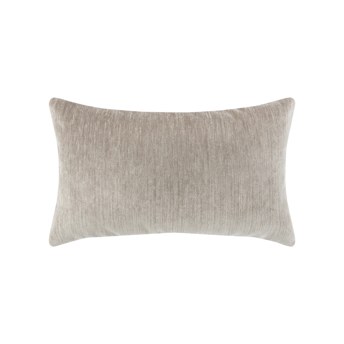 Luxe Velour Pewter 12"x20" Toss Pillow