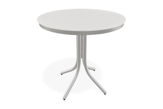 Slat 36" Round Bar Height Table w/ hole