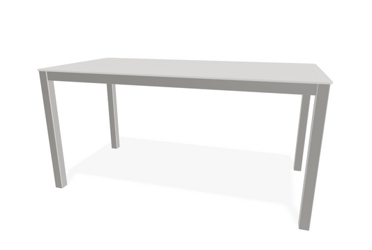 Slat 42" x 84" Rectangular Bar Height Parson Table w/ hole