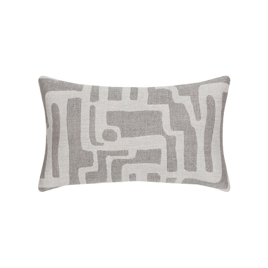 Noble Pewter 12"x20" Toss Pillow