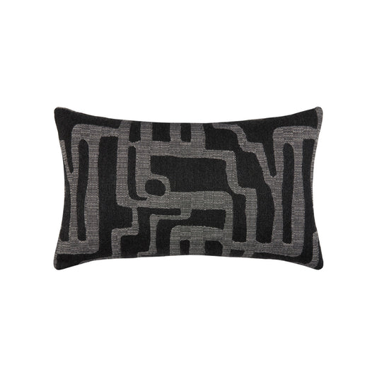 Noble Charcoal 12"x20" Toss Pillow