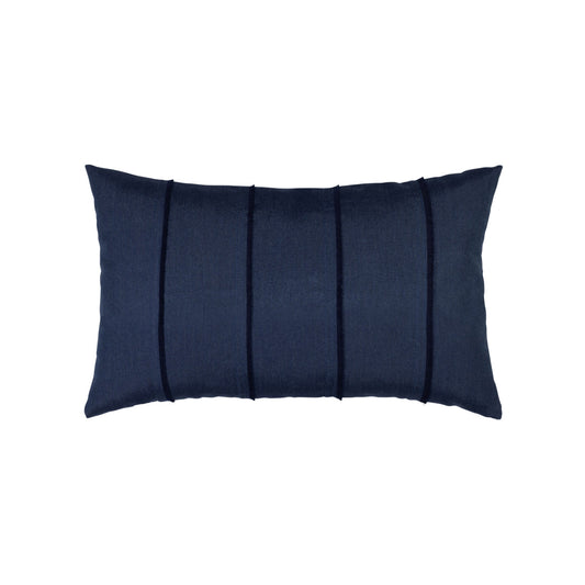 Quadrille Indigo 12"x20" Toss Pillow