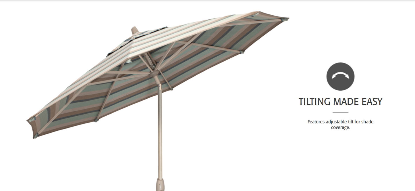Auto Tilt 9' Octagon Umbrella
