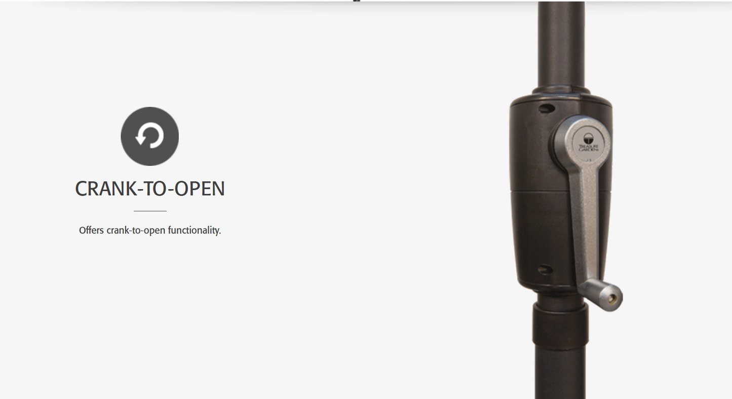 Push Button Tilt 9' Octagon Umbrella