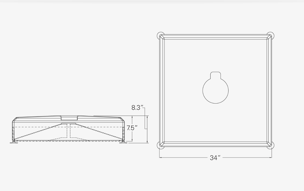Cantilever Base for all AKZP/AG25T