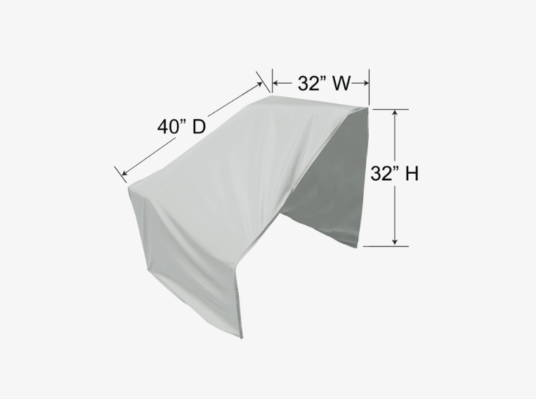 Right End (Left Facing) Modular Sectional Cover