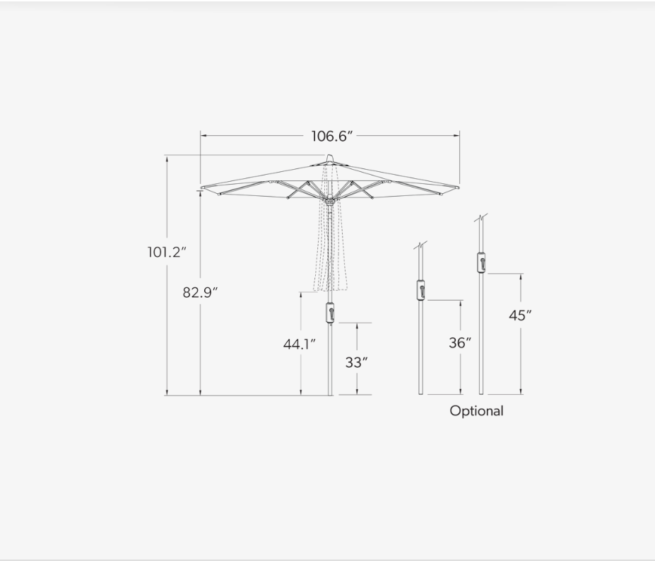 Flex 9' Octagon Umbrella