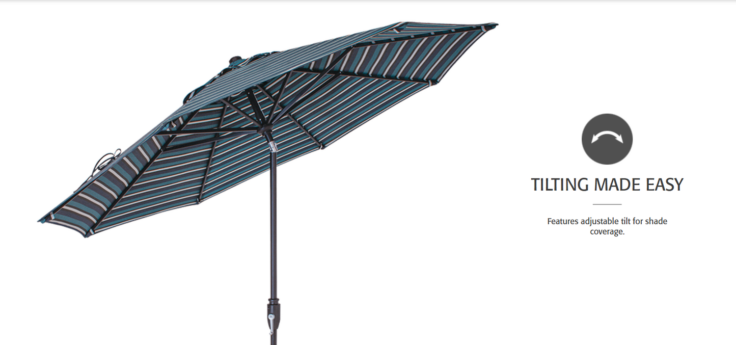 Glide Tilt 9' Octagon Umbrella
