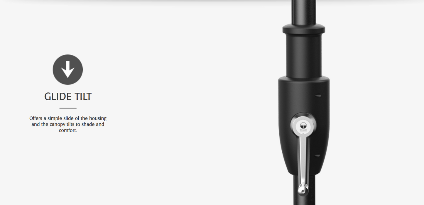 Glide Tilt 9' Octagon Umbrella