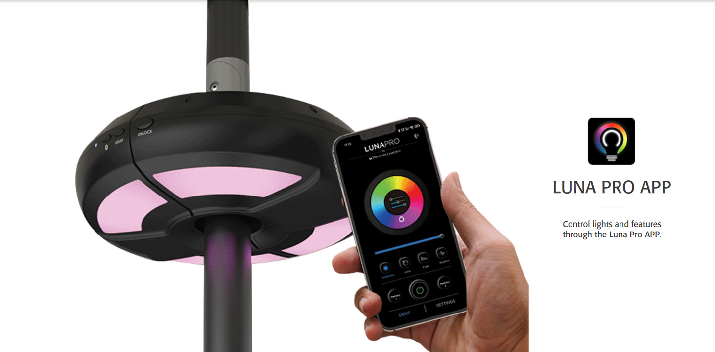 Luna Pro Umbrella Light w/ Bluetooth Speakers