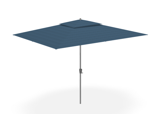 Monterey 8.5' x 11' Rectangular Crank Lift Non Tilt Umbrella