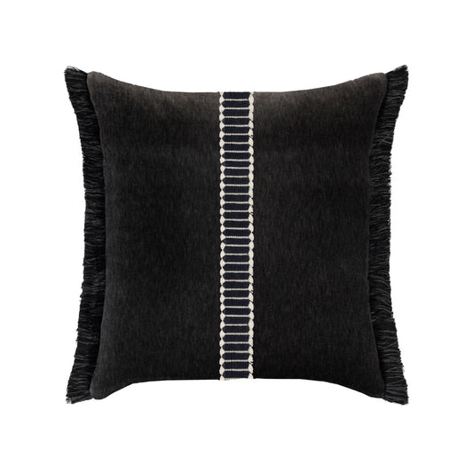 Splendor Charcoal 20"x20" Toss Pillow