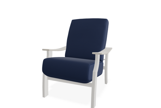 St. Catherine Cushion Arm Chair w/ Rustic Arms