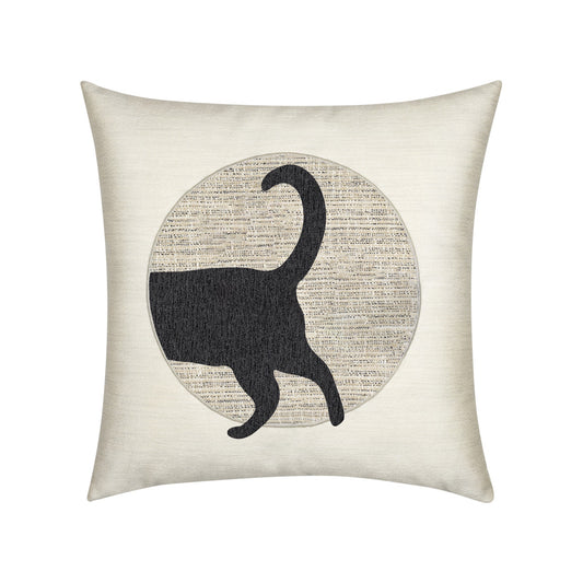 Unconditional Meow (Tail) 20"x20" Toss Pillow