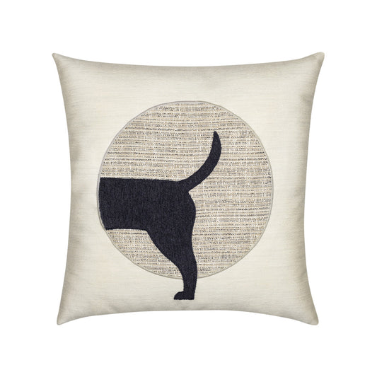 Unconditional Woof (Tail) 20"x20" Toss Pillow