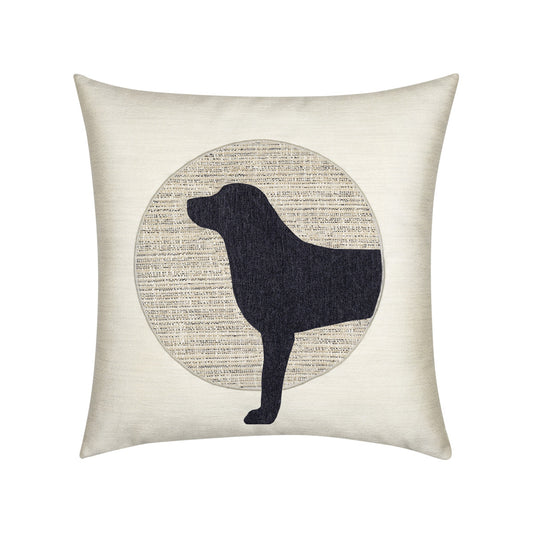Unconditional Woof (Head) 20"x20" Toss Pillow